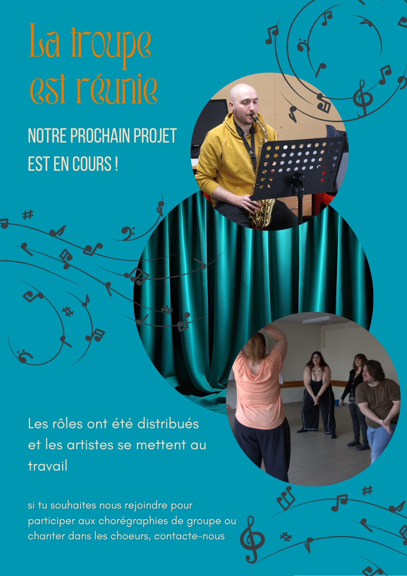 la troupe est réunie